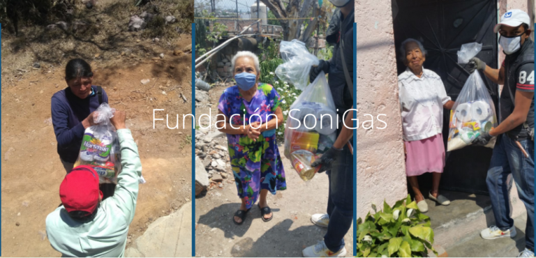 Fundación Sonigas continúa entregando despensas en México